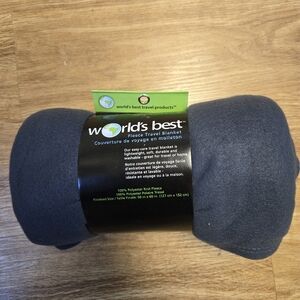 world's best fleece travel blanket 50x60 inches